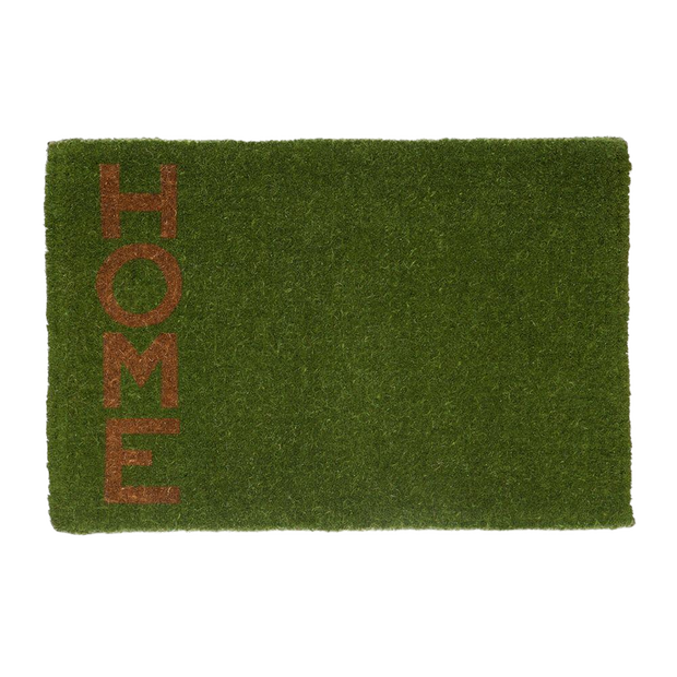  Natural Fibres Doormat - Green 100% Coir  - 1