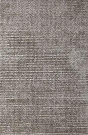  Natural Fibres Hamptons Taupe and White Hand Loomed Wool and Viscose Hand Woven Floor Rug  - 5