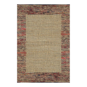  Natural Fibres Mahal Red Hand Woven Jute Hand Woven Floor Rug - 1