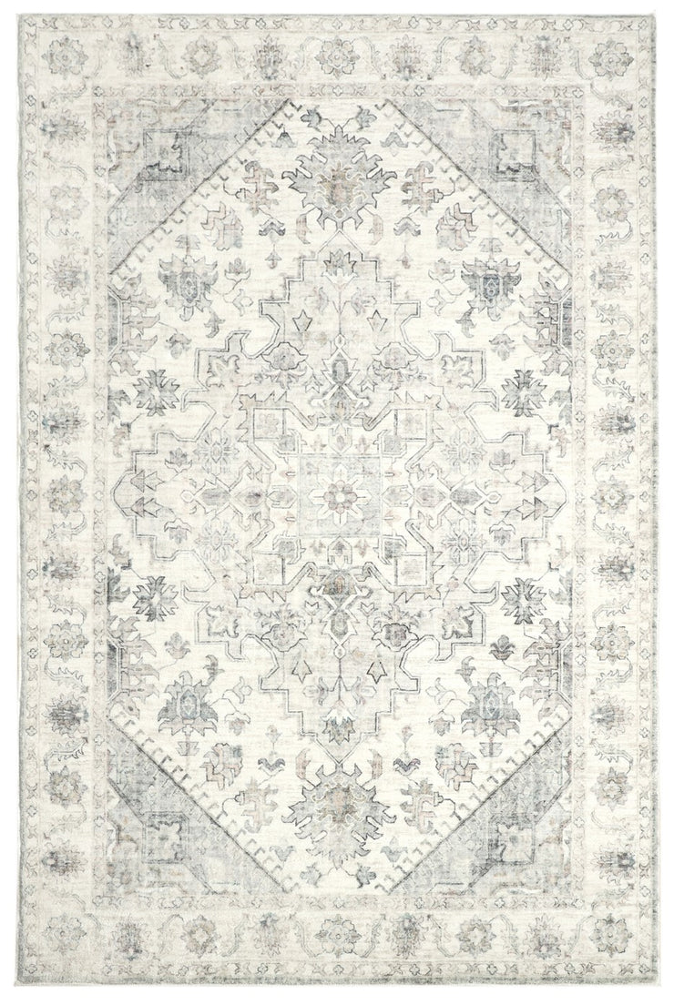 Santiago Grey Machine Washable Rug