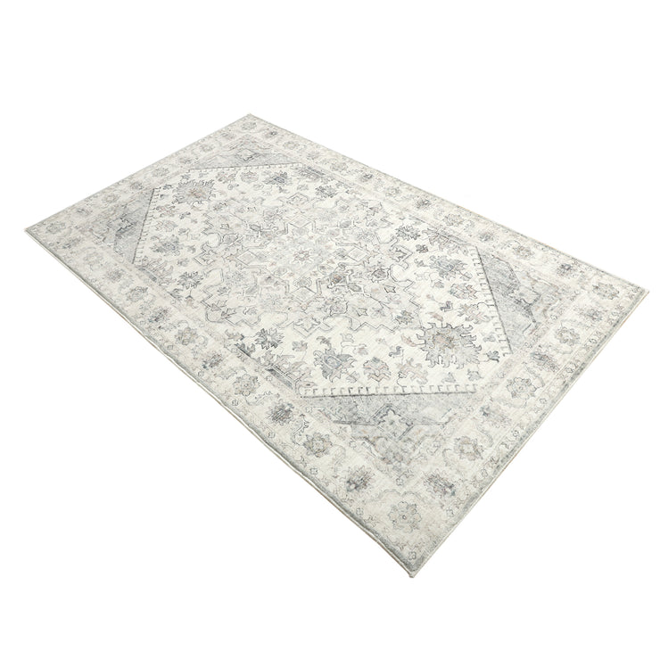 Santiago Grey Machine Washable Rug