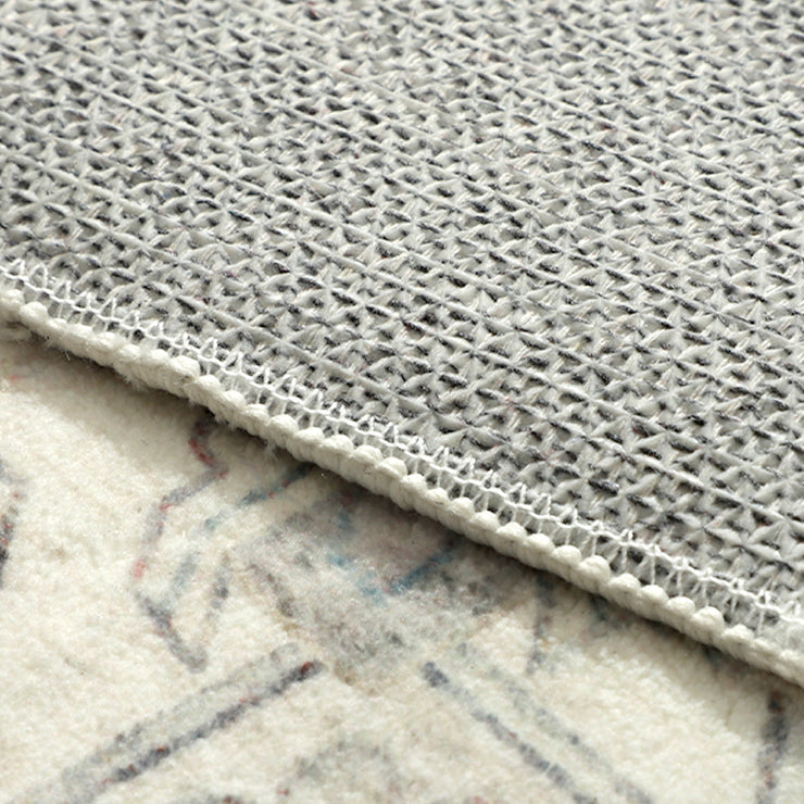 Santiago Grey Machine Washable Rug