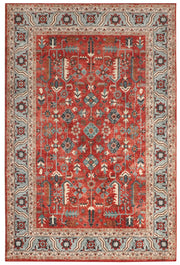 Manila Red Machine Washable Rug