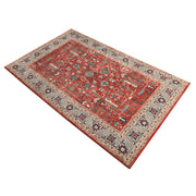 Manila Red Machine Washable Rug