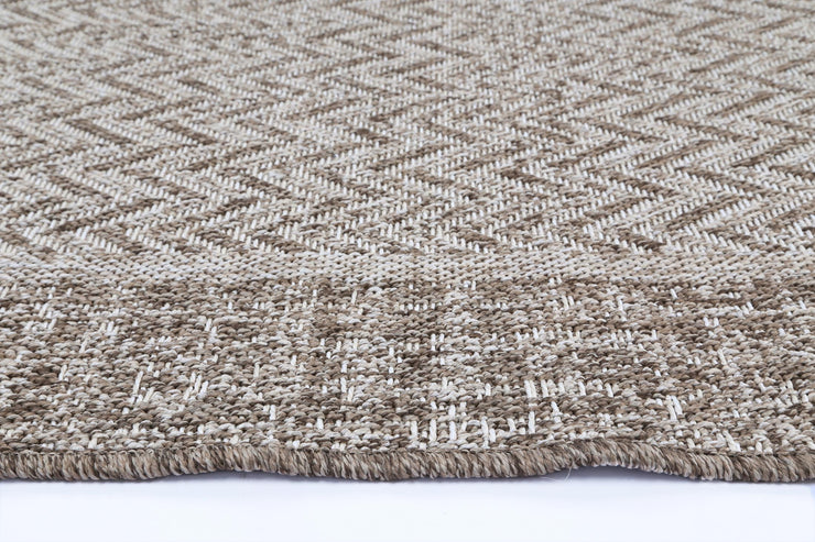 Capri Weiss Natural Boarder Rug