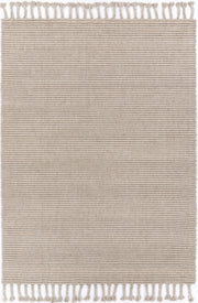 Goa Textured Wool Blend Ash Rug