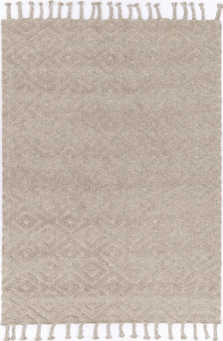 Goa Diamond Wool Blend Ash Rug