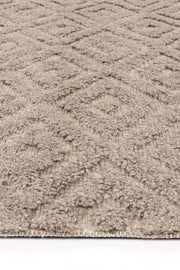 Goa Diamond Wool Blend Ash Rug