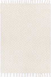 Goa Diamond Wool Blend Cream Rug