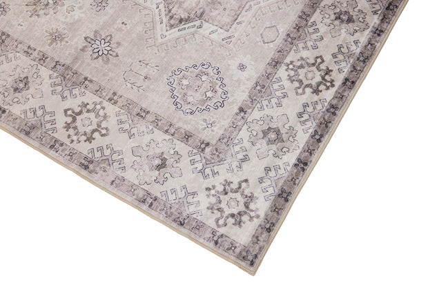 Kanchan Beige Machine Washable Rug