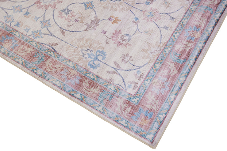 Megan Pink Machine Washable Rug