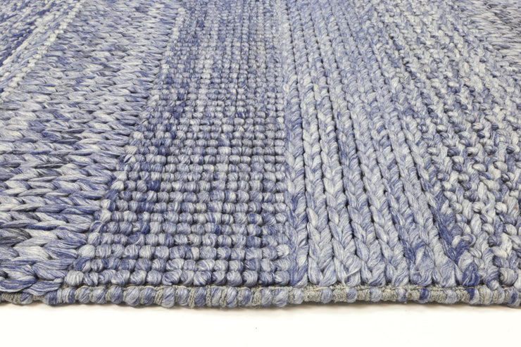 Harlow Grace Blue Wool Blend Rug