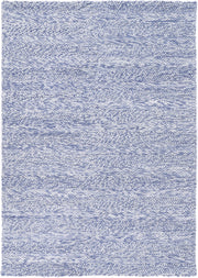 Harlow Ringlets Blue Wool Blend Rug