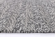 Harlow Ringlets Charcoal Wool Blend Rug