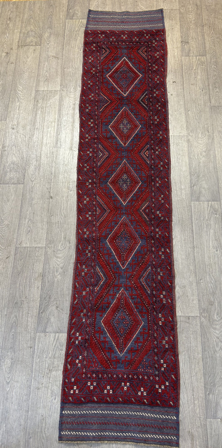 Afghan Meshwani Hand Knotted Wool 67*335