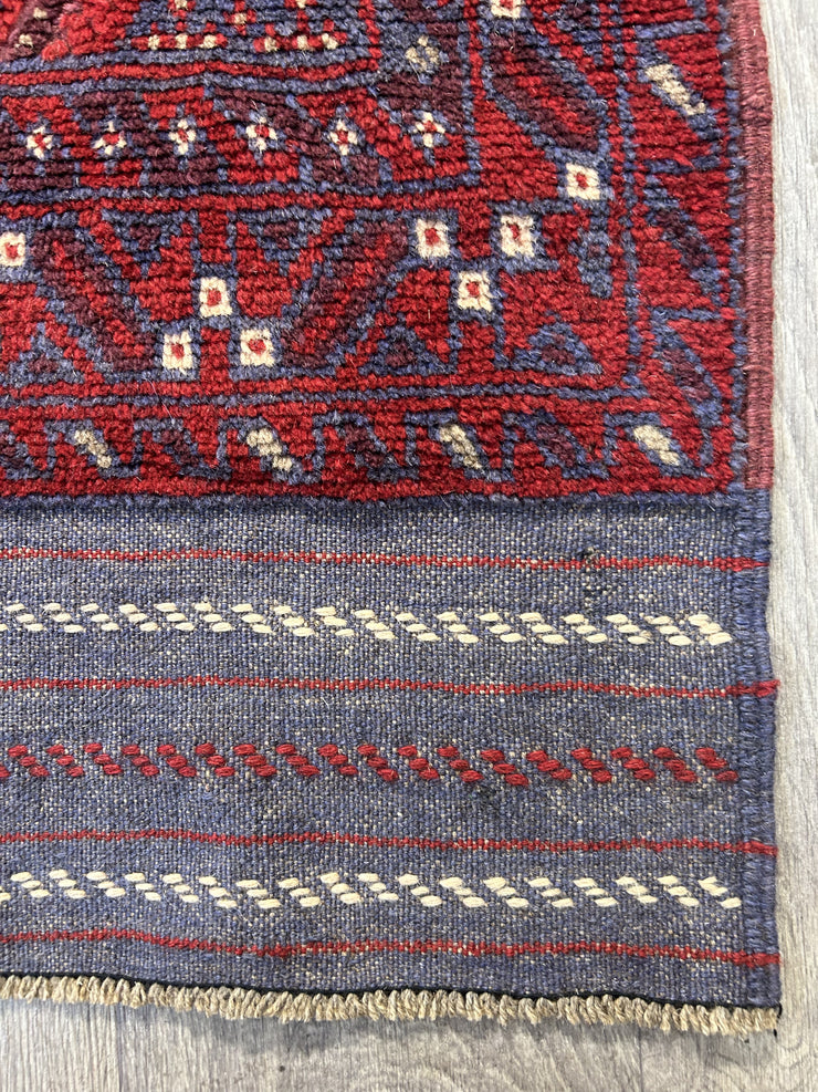 Afghan Meshwani Hand Knotted Wool 67*335