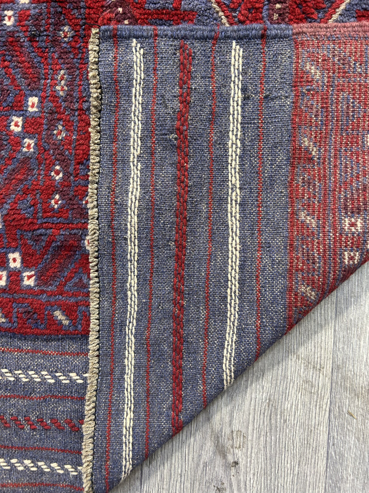 Afghan Meshwani Hand Knotted Wool 67*335