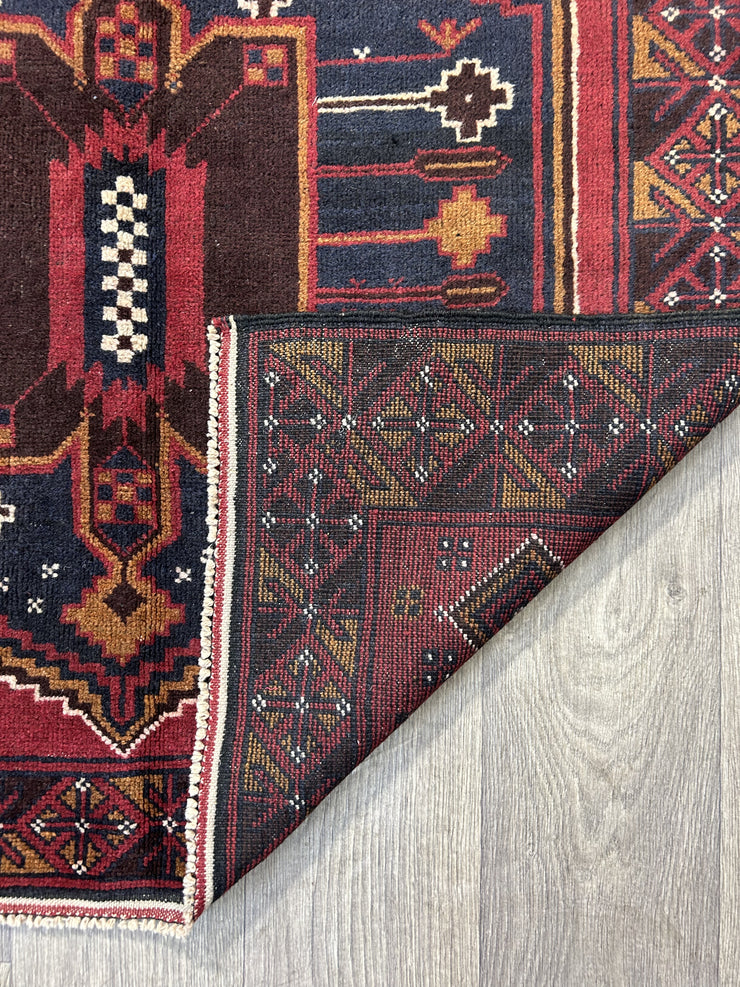 Afghan Baluchi Hand Knotted Wool 120*204