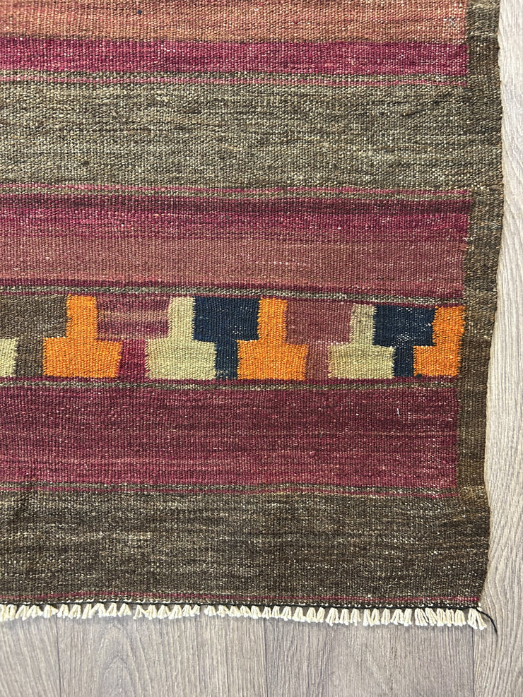 Persian Hand Knotted Wool Kilim 152*285 (Vintage)