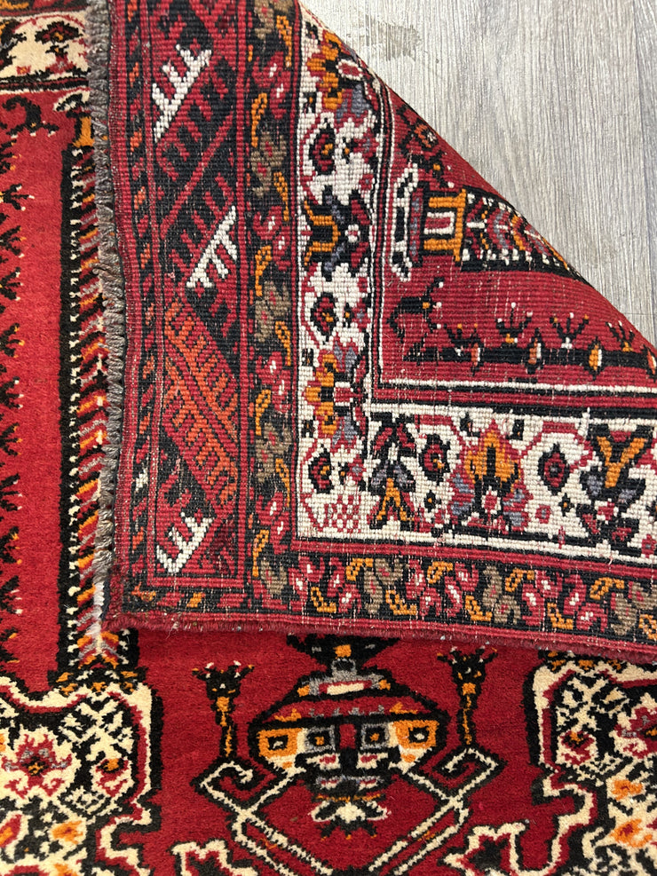 Afghan Torkoman Hand Knotted Wool 86*122