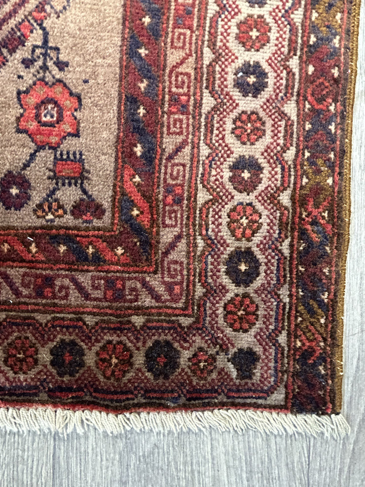 Afghan Baluchi Hand Knotted Wool 85*130
