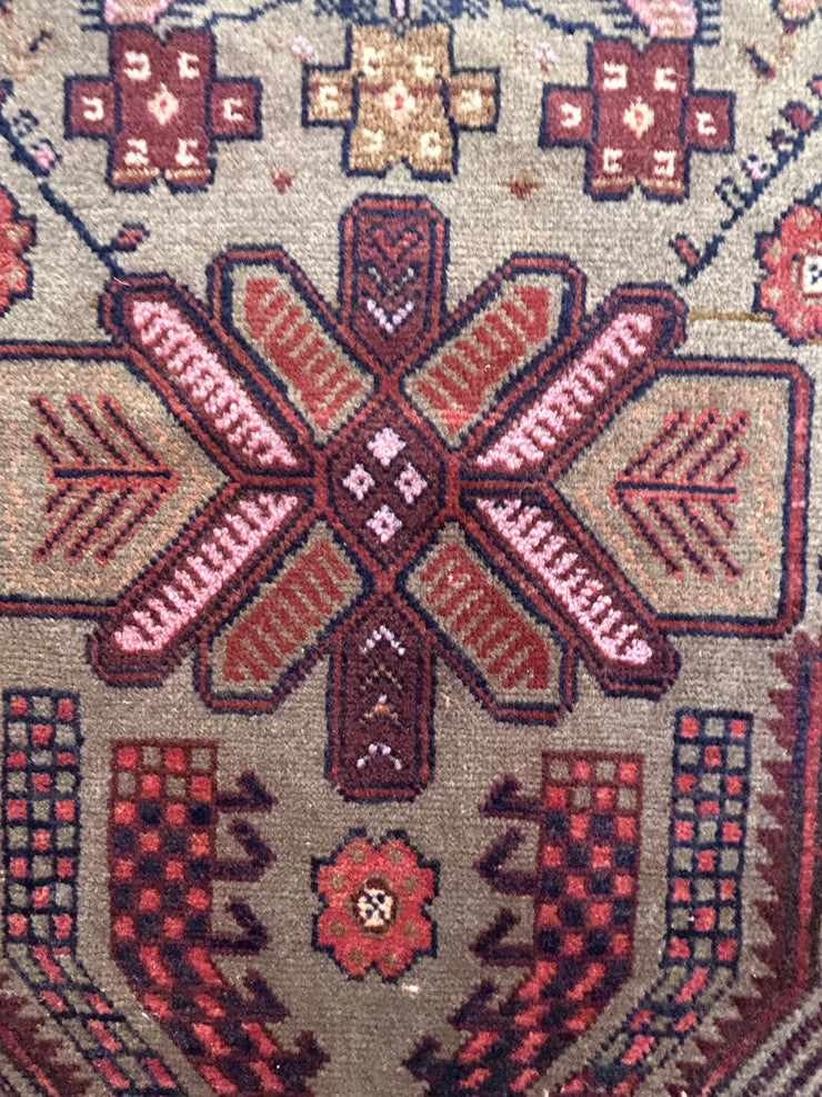 Afghan Baluchi Hand Knotted Wool 85*130