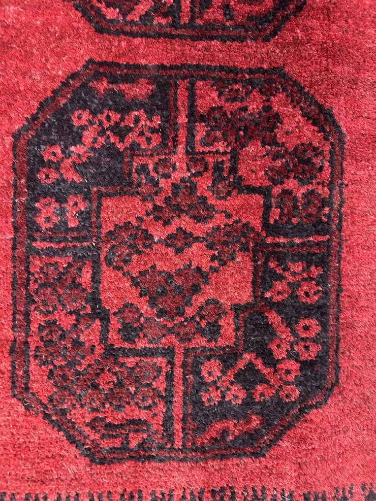 Afghan Tekke Hand Knotted Wool Rug 205*286