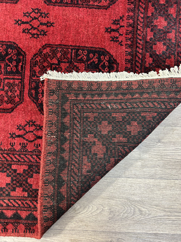 Afghan Tekke Hand Knotted Wool Rug 205*286