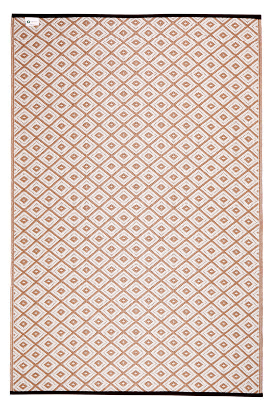Kimberley Beige Indoor Outdoor Washable Recycled Plastic Floor Rug