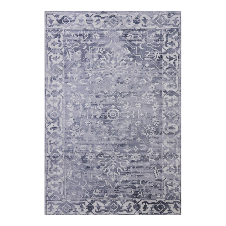 Shay Grey Machine Washable Rug