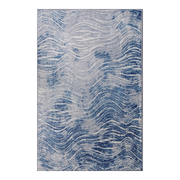 Shikhar Blue Machine Washable Rug