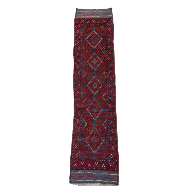 Afghan Meshwani Hand Knotted Wool 67*335