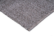 Basket Modern Stone Hand Loomed Wool   Viscose Blend Floor Rug