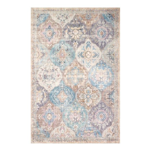 Chighu Multi Machine Washable Rug