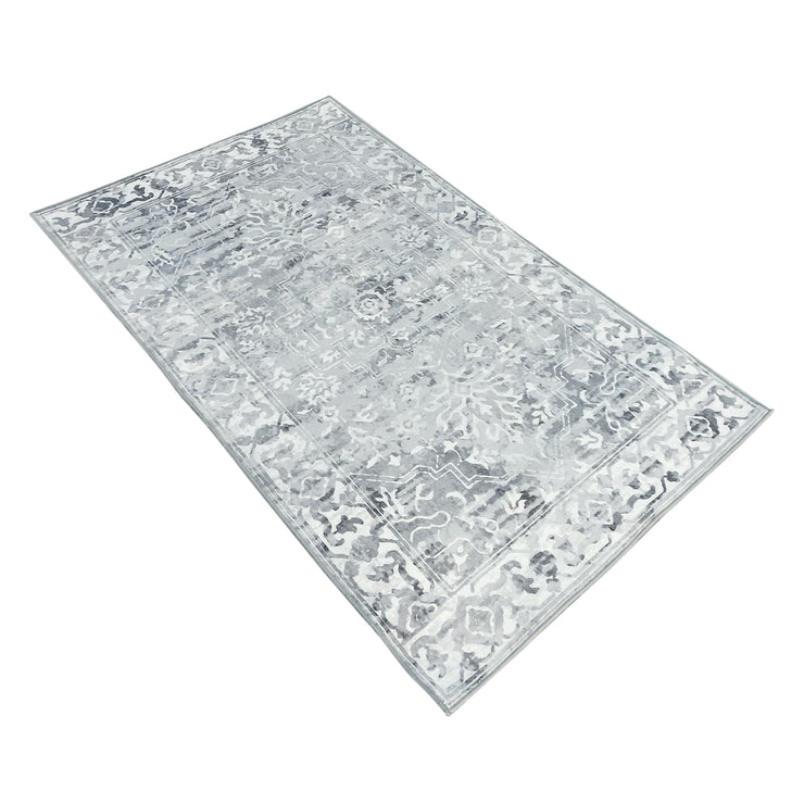 Shay Grey Machine Washable Rug