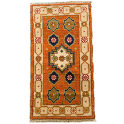  Natural Fibres Indo Kazak Hand Knotted Wool Hand Woven Floor Rug - 1