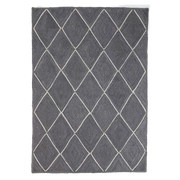  Natural Fibres Jute - Artisan Grey Natural Chevron Hand Woven Floor Rug - 1