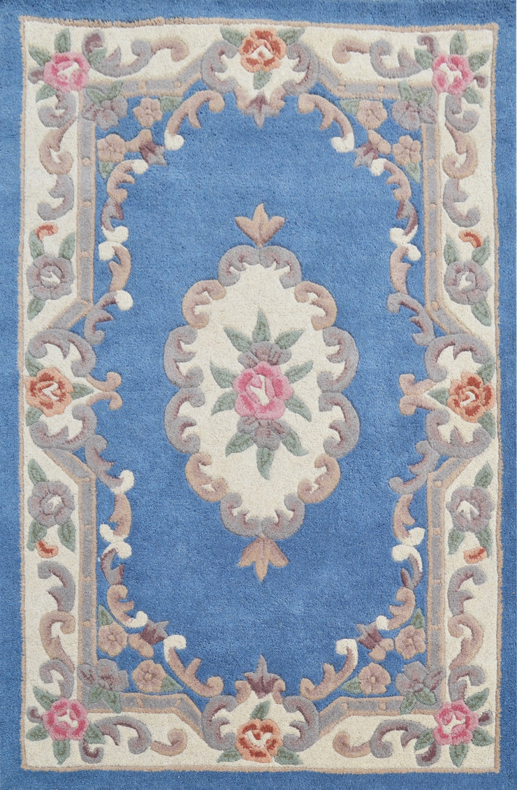 Avalon Blue - Hand Tufted Wool Rectangle Floor Rug