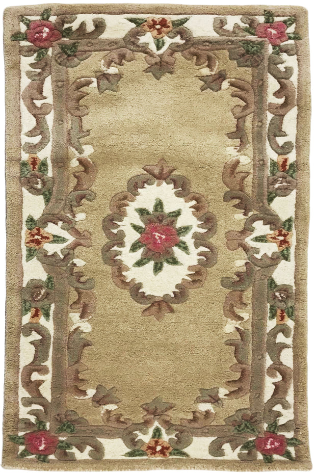 Avalon Fawn - Hand Tufted Wool Rectangle Floor Rug