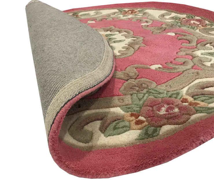 Avalon Pink - Hand Tufted Wool Round Floor Rug
