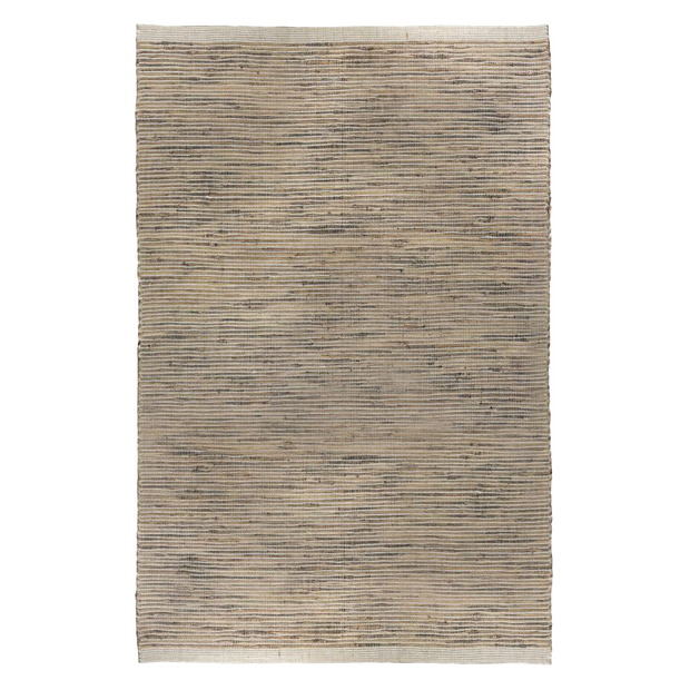  Natural Fibres Hyaccinth and Cotton Hand Hand Woven Floor Rug - 1