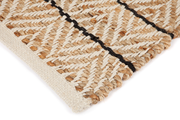  Natural Fibres Jute - Aster Natural Jute & Cotton Hand Woven Floor Rug  - 2