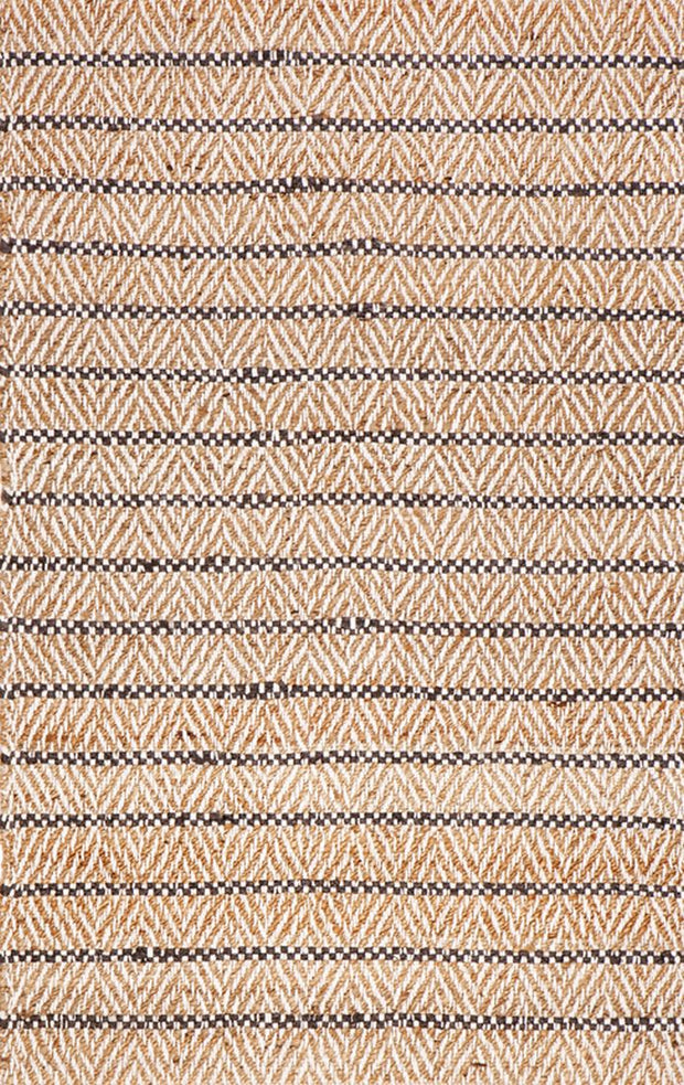  Natural Fibres Jute - Aster Natural Jute & Cotton Hand Woven Floor Rug  - 3