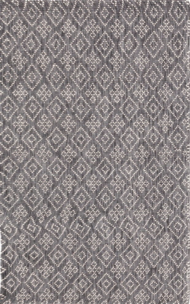 Bellevue Grey Hand Woven Pure Wool Low Pile Floor rug -  - 2