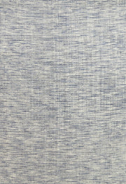  Natural Fibres Scandi Nord Blue Flat Weave Hand Woven Wool Pile Hand Woven Floor Rug - 2