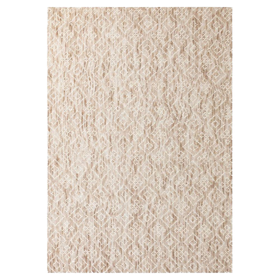 Belle Natural Hand Woven Pure Wool Low Pile Floor rug