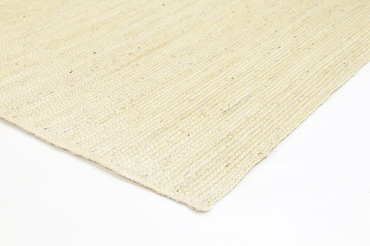  Natural Fibres Classic Bleached Organic Hand Braided Jute Floor Rug - 6