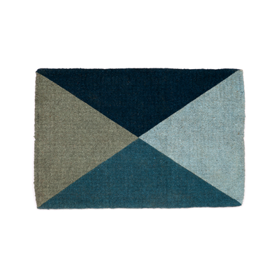  Natural Fibres Doormat - Blue Flag 100% Coir  - 1