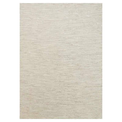  Natural Fibres Scandi Nord Brown Flat Weave Hand Woven Wool Pile Hand Woven Floor Rug - 1
