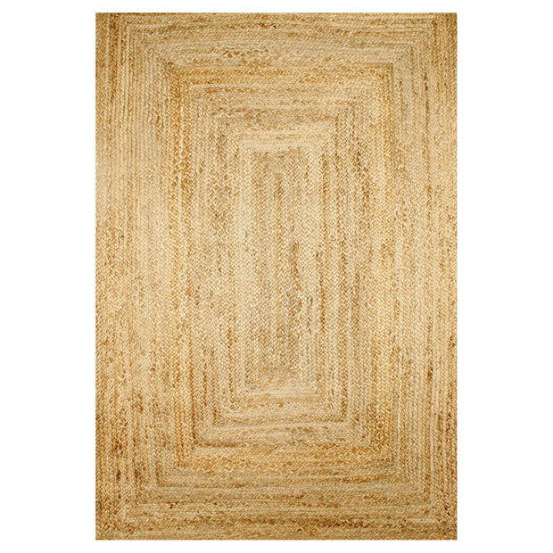  Natural Fibres Jute - Caroline Hand Braided 100% Natural Hand Woven Floor Rug  - 2